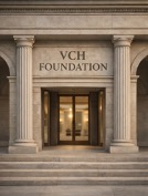 VCH Foundation building, evening.